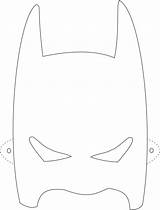 Batman Mask Coloring Pages Molde Mascara Face Kids Visit Masks Various Printable Template sketch template