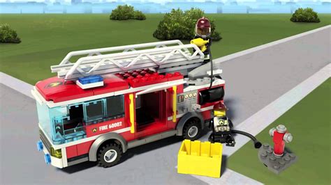 lego city fire truck  youtube