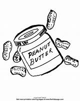 Peanut Peanuts Coloringhome sketch template