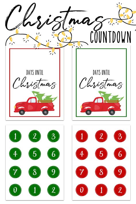 christmas countdown  printable extreme couponing mom