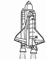 Outline Shuttle Spaceship Rockets Colouring Discovery Astronaut Clipartmag Carriage Getdrawings Spatiale Navette sketch template