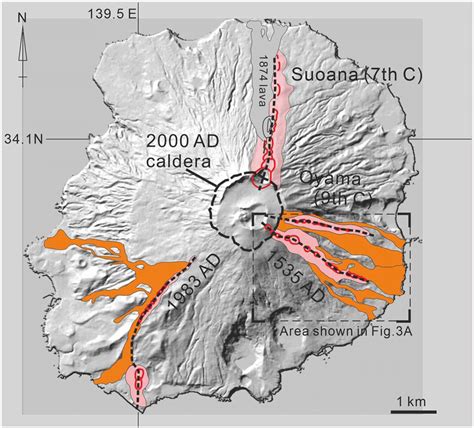 distribution   fissure eruptions   eruptive products  scientific diagram
