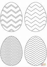 Easter Chevron Coloring Pages Eggs Printable Color Print Supercoloring Paper Dot Drawing Kids Adults sketch template