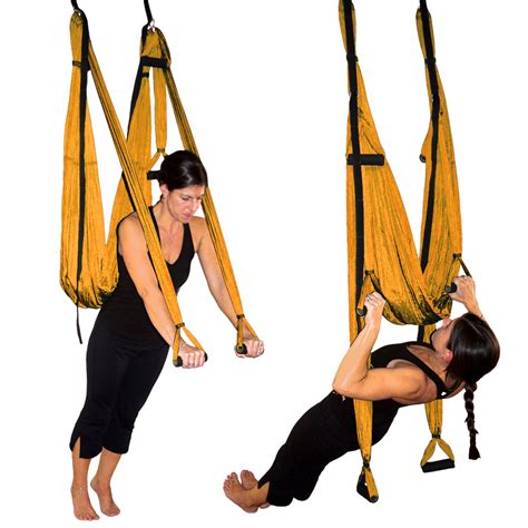 golden orange aerial yoga inversion swing yoga   pain dvd st