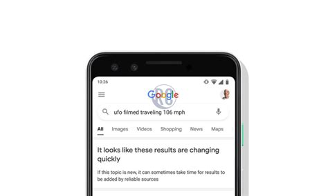 google search  notice  search  rapidly evolving results real