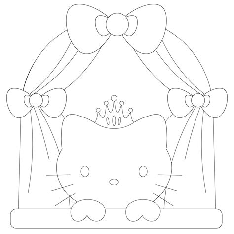 images   kitty printables  kitty face coloring