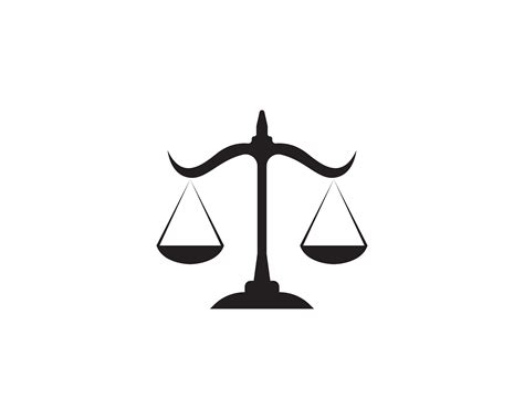 justice lawyer logo  symbols template icons app  vector art