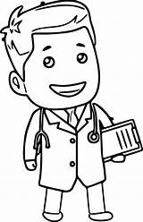 Doctor Clipart Drawing Tools Coloring Community Outline Cartoon Helpers Pages Clip Colouring Preschool Helper Kids Cliparts Print Wecoloringpage Gacha Hospital sketch template