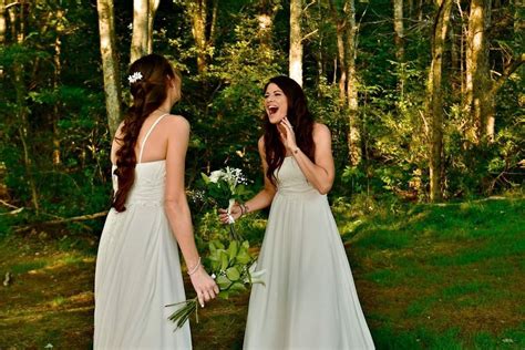 Lesbian Brides Find Out They Chose The Same Wedding Dress On Big Day