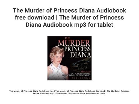 the murder of princess diana audiobook free download the murder of