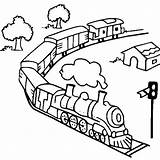 Train Coloring Pages Toy Steam Trains Diesel Model Track Outline Drawing Color Caboose Print Getcolorings Printable Getdrawings Size Netart sketch template