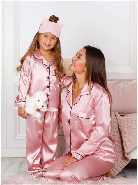 pajamas gift satin pajamas pijama satin cami set matching pajamas long sleeve pyjamas