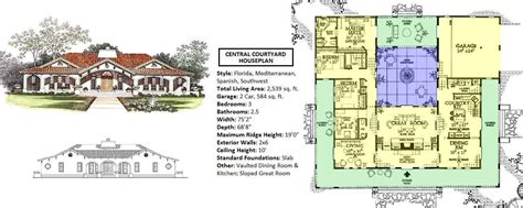 central courtyard house plan indoor courtyard house plans central courtyardcentral