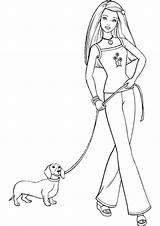Barbie Slinky Puppies Dxf Sisters Chase sketch template