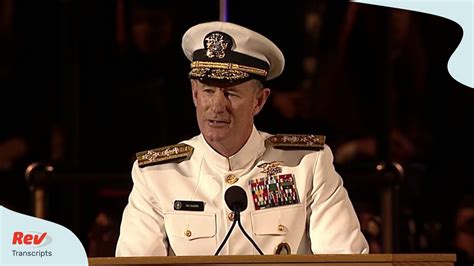 admiral mcraven make your bed commencement speech transcript rev