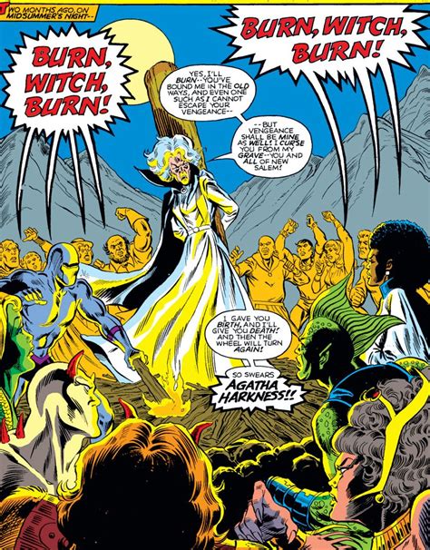 Agatha All Along The Magic Of Marvel Comics Agatha Harkness The Star
