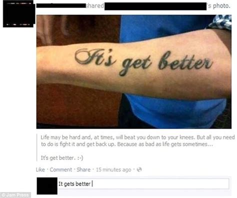 Hilarious Internet Gallery Reveals Disastrous Tattoos Daily Mail Online