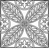 Coloring Mandala Pages Square Intricate Easy Color Simple Drawing Designs Shapes Kids Printable Shape Library Clipart Becuo Sanctuary Popular Print sketch template