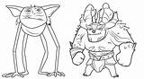 Goblin Trollhunters Amulet Dreamworks Draal sketch template