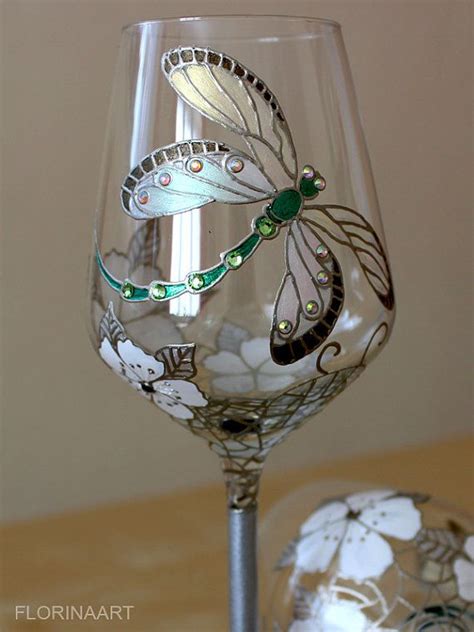 25th Anniversary Glasses Silver Anniversary By Florinaart On Etsy