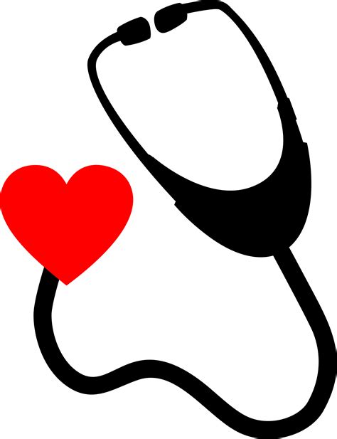stethoscope  heart attached vector clipart image  stock photo