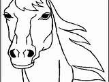 Horse Head Coloring Pages Print Color Getdrawings Getcolorings Printable sketch template