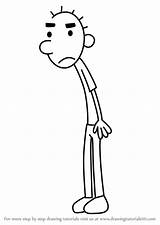 Wimpy Diary Kid Rodrick Heffley Draw Step Drawing Comic Drawingtutorials101 Clipartmag Clipart sketch template