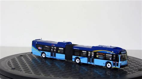 mta nyc transit new flyer xcelsior articulated bus 1 87 scale iconic