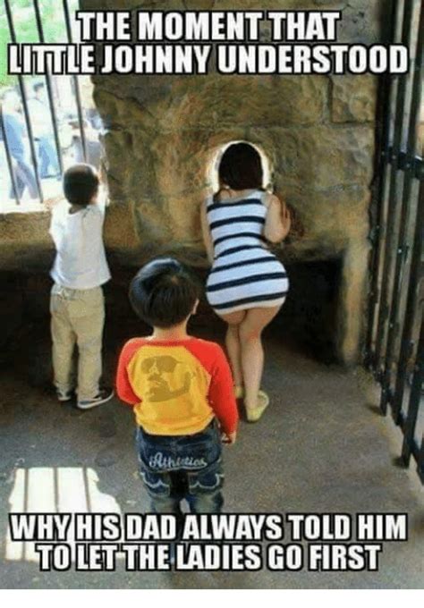 the moment that little johnnyunderstood why his dad always told him toilet the ladies go first