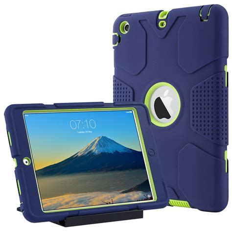 ipad mini    case ulak heavy duty rugged impact hybrid protective case  removable