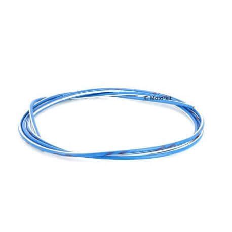 motorkit electric wire blue lined white mm   price