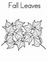 Leaves Coloring Fall Pages Tree Maple Leaf Autumn Season Color Drawing Printable Netart Getdrawings Getcolorings Print Drawings sketch template