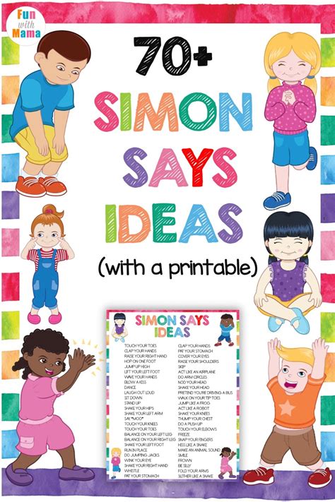 simon  ideas  kids printable printable fun  mama