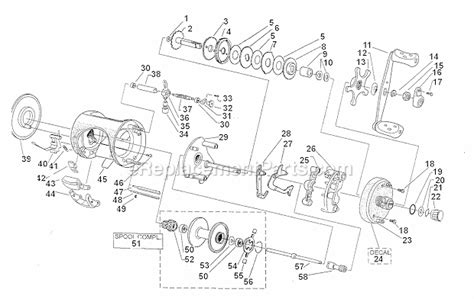 abu garcia reel parts diagram wiring diagram