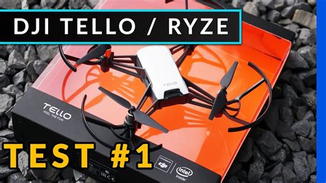 dji tello drohne fuer  von ryze tech unboxing test  deutsch