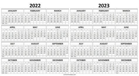 monthly calendar printable  year calendar