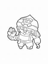 Brawl Gene Stars Coloring Pages Printable sketch template