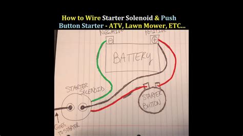 lawn tractor  pole starter solenoid wiring diagram collection faceitsaloncom