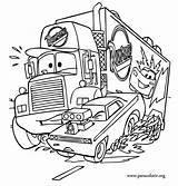 Cars Coloring Pages Movie Mack Draw Library Clipart Truck sketch template
