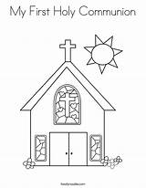 Coloring Communion Holy Pages Noodle Twistynoodle Twisty Church Built California Usa sketch template