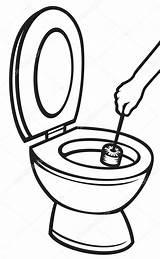 Toilet Clipart Cleaning Bathroom Clean Drawing Vector Clip Brush Bowl Scrub Result Clipartmag Getdrawings Visit sketch template