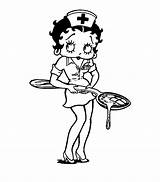 Betty Boop Enfermeira Tudodesenhos sketch template