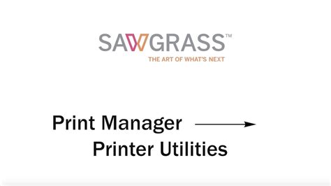 print manager printer utilities youtube