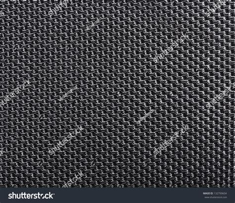 black polyester texture background close  stock photo