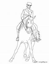 Horse Ausmalen Colorir Pferd Cavalo Jinete Amazona Hellokids Trainiert Adiestramiento Drucken Dressage Ausmalbilder Dressur Rider Rytter Heste Tegninger Línea Drawings sketch template