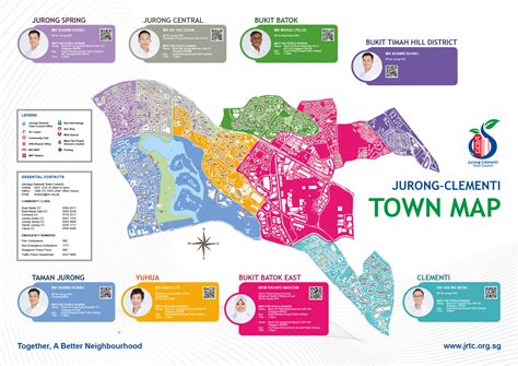 town map jurong clementi town council