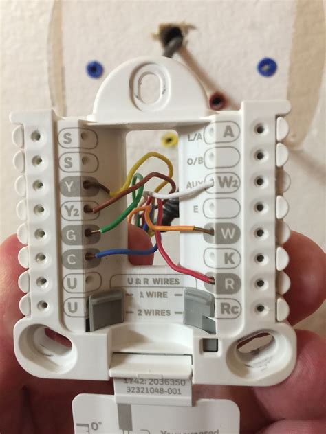 honeywell thermostat rthd wiring