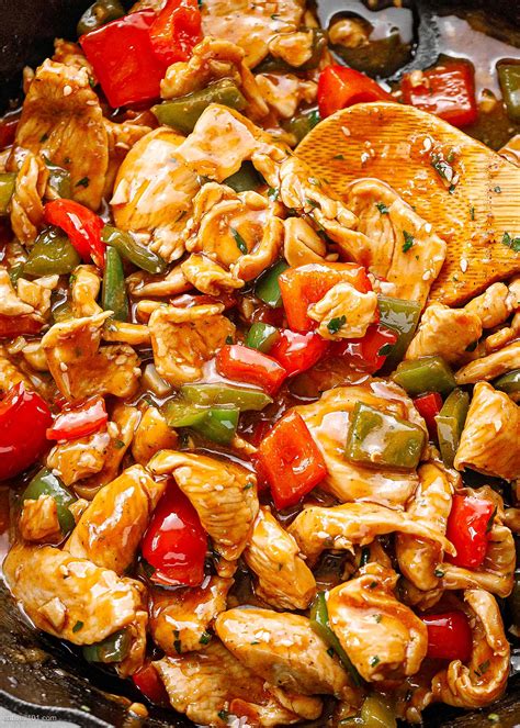 pepper chicken stir fry recipe chicken stir fry recipe  peppers