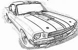 Mustang Shelby 1967 Gt500 Mach Mustange Carscoloring Mustangs sketch template