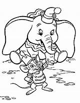 Dumbo Coloring Pages Mouse Colouring Disney Popular sketch template